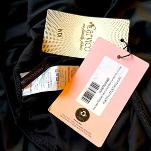BLACK SCOOP BACK SWIM-SUITE PRETTY LITTLE THING NWT NEVER WORN SIZE 30UK 26US